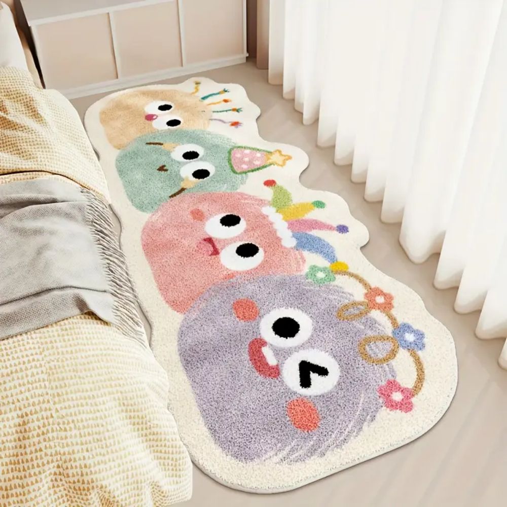 Home Decor Dopamine - VIKAMA Cartoon Dopamine Tappeto lungo, Tappeto