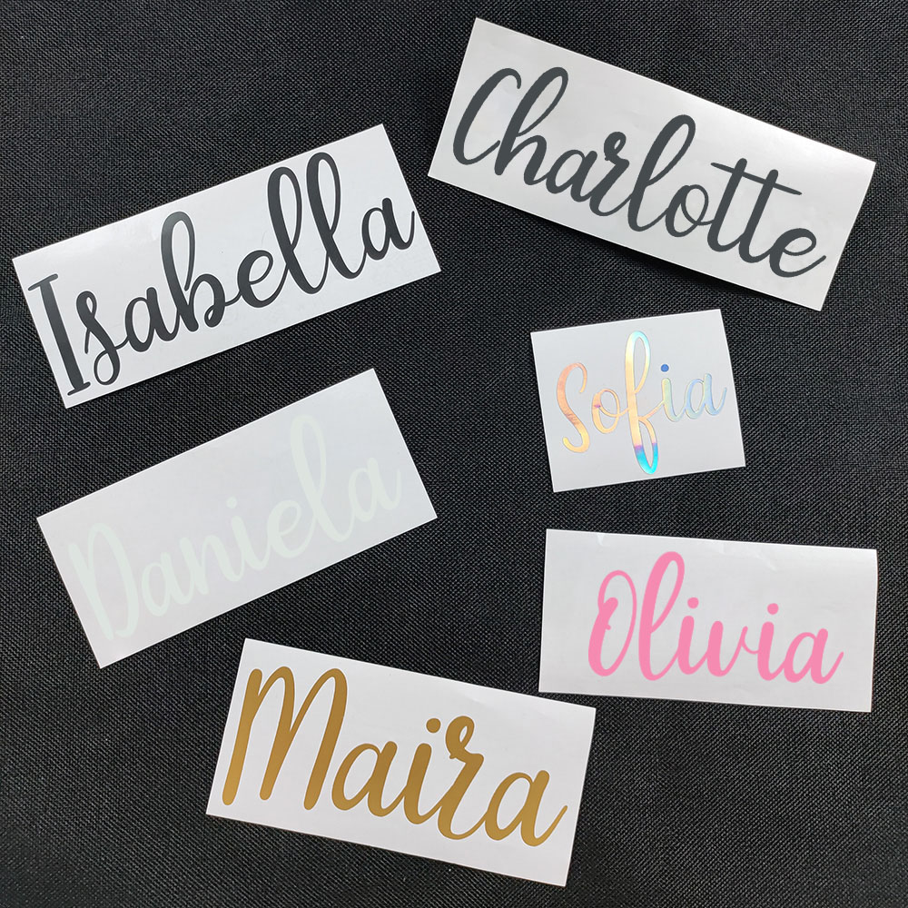 Home Decor Wall Stickers - Adesivo rimovibile con nome personalizzabile 1PC