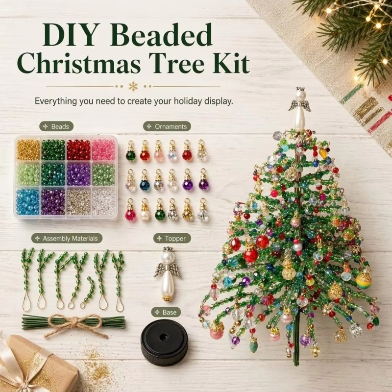 Home Decor Xmas Gifts - Kit Albero di Natale Fai-da-Te con