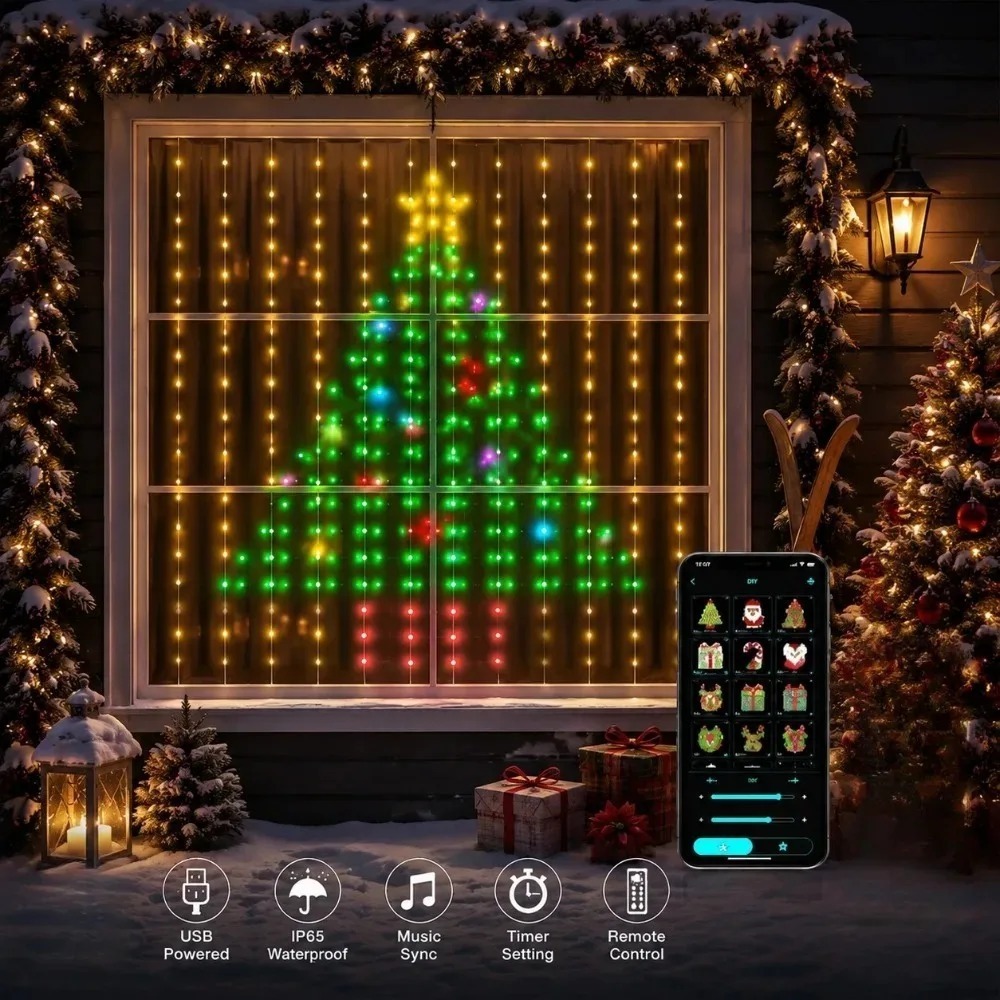 Home Decor Free App - Luci a Tenda LED Pixel Controllabili