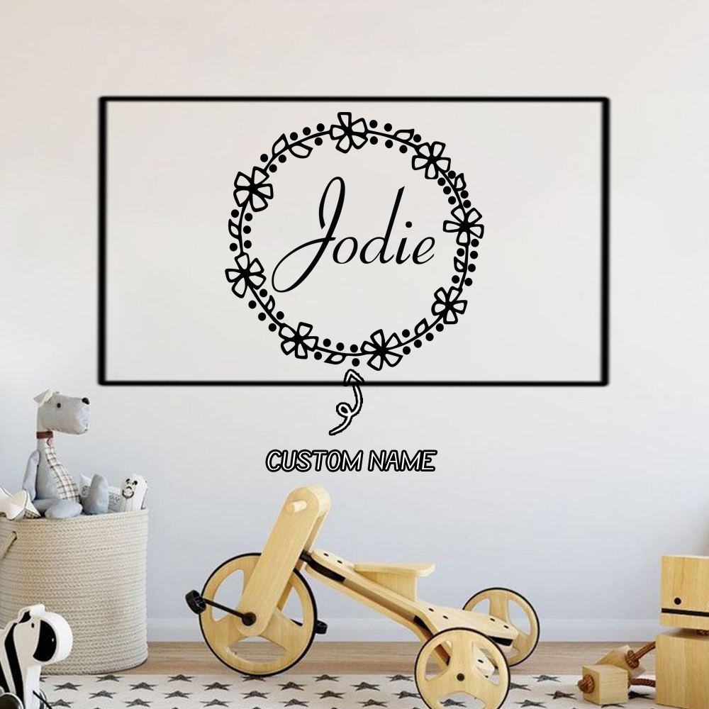 Home Decor Wall Stickers - 1PC Adorabile Ghirlanda con Testo Personalizzato,