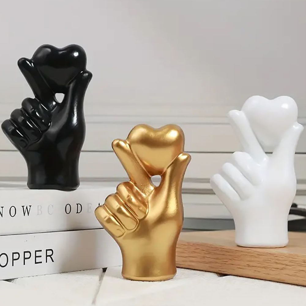 Home Decor Y2K - Statue di gesti delle mani a
