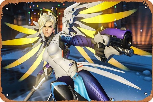 Home Decor Games Free - Overwatch, Poster del Gioco Mercy, Decorazione