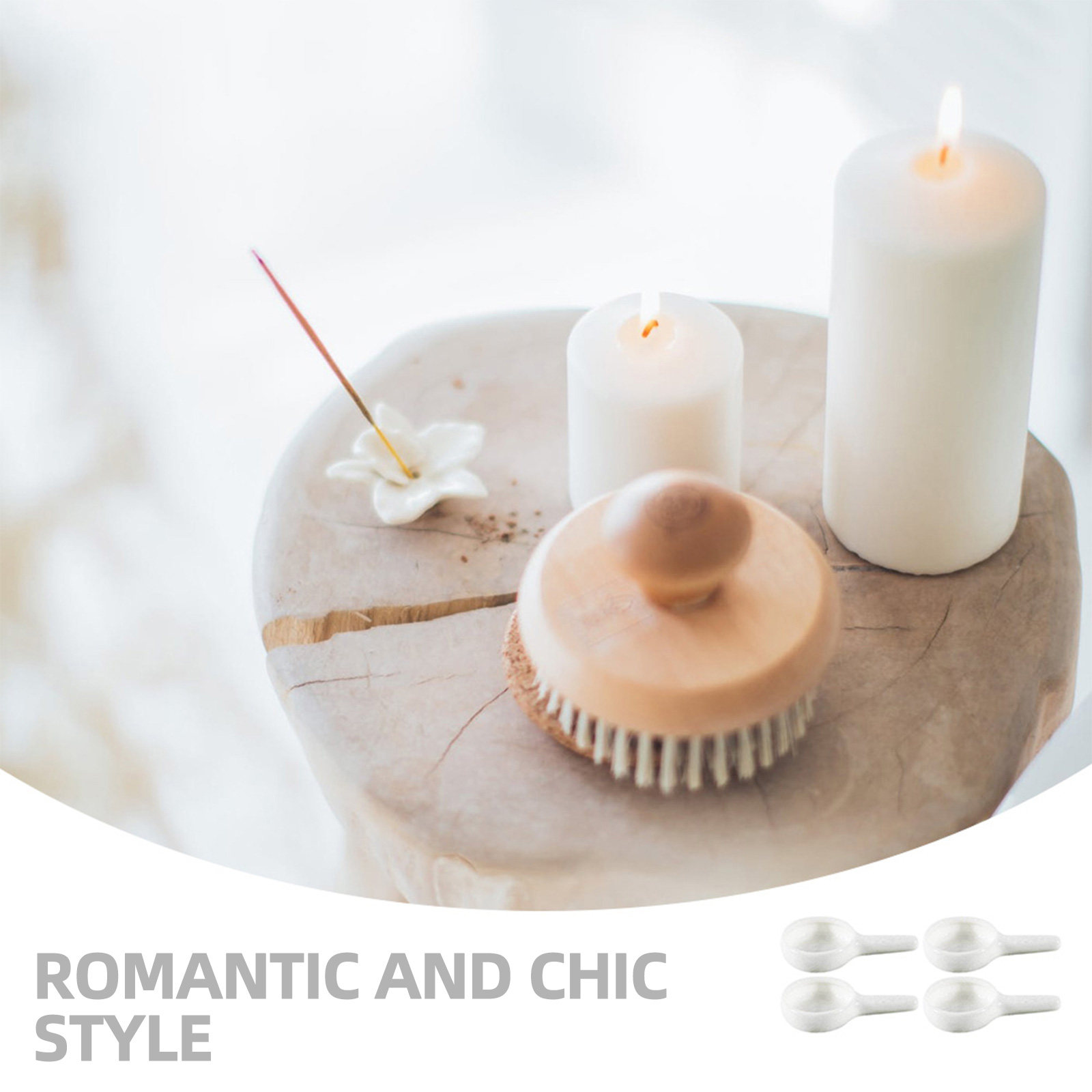 Home Decor Essentials - 4 Pezzi Vassoio per Bruciatore in