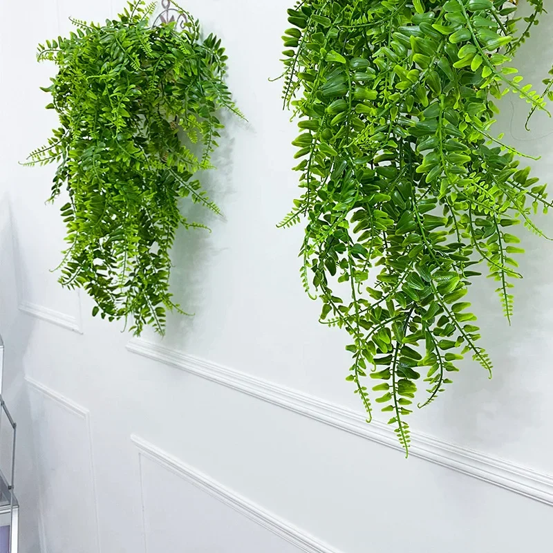 Rattan Plant Basket - Piante artificiali sospese 32 pollici finte