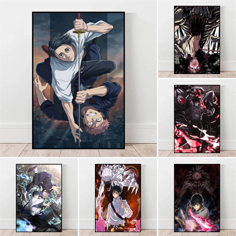 Home Decor Canvas - Jujutsu Kaisen Yuta Okkotsu e Megumi