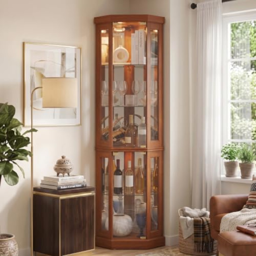 H&M Home Decor - Vetrina angolare per soggiorno per la