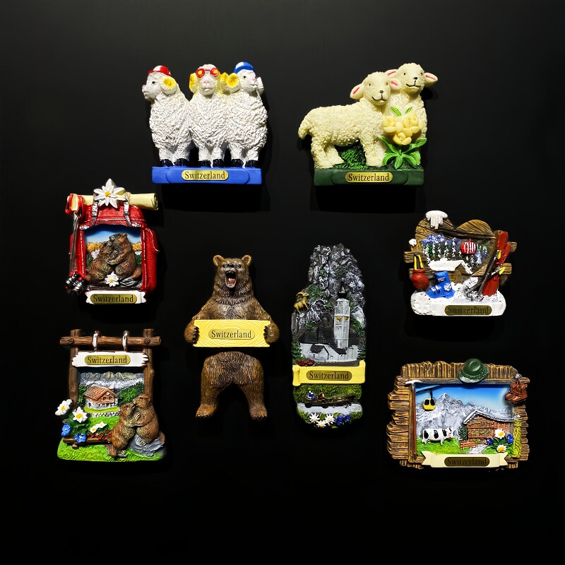Home Decor Zurich - Magneti 3D per Frigorifero di Berna,