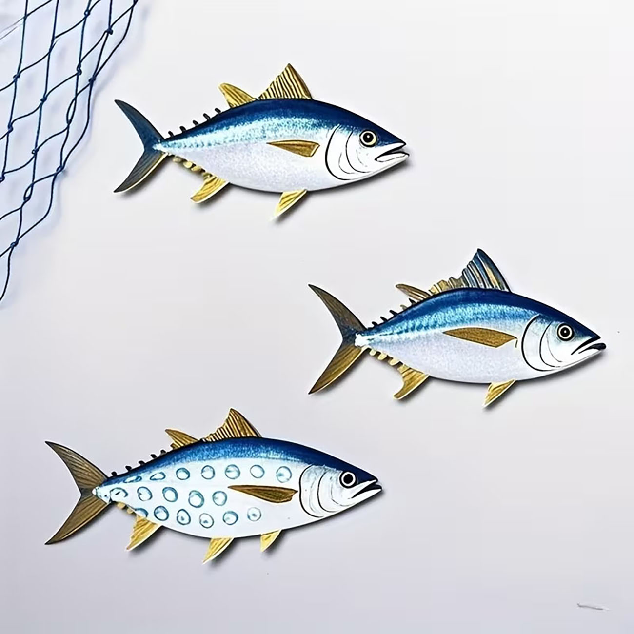 Home Decor Nautical - 3 Pezzi Decorazione da Parete in
