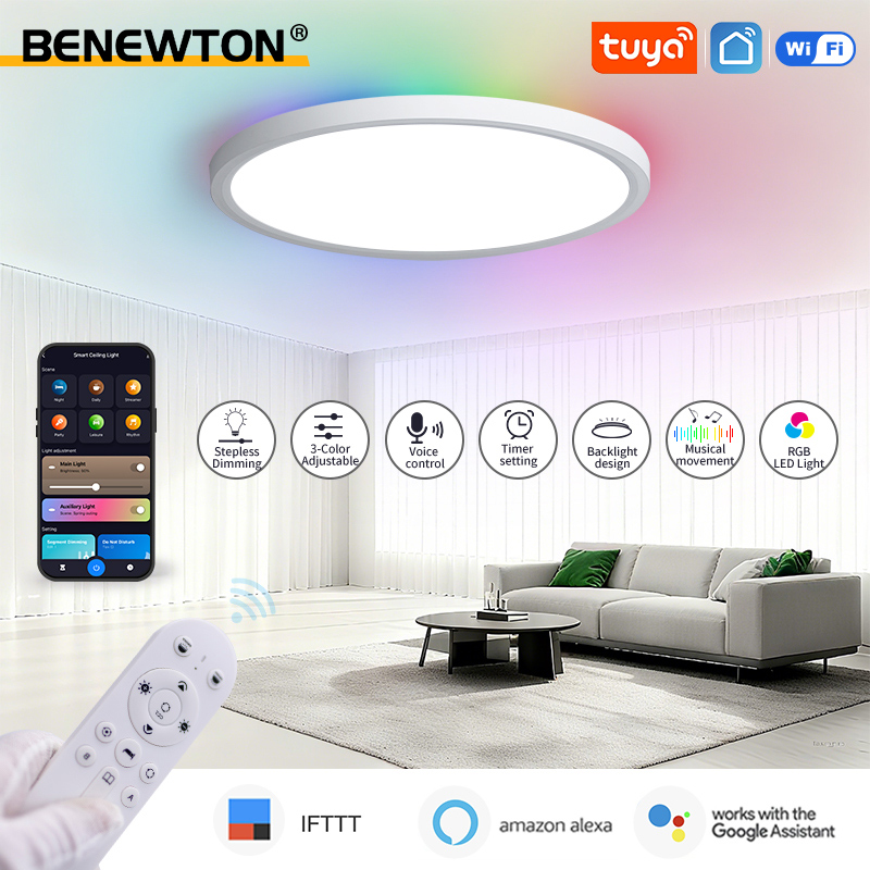Home Decor Free App - BENEWTON Tuya Smart WiFi Plafoniera RGB