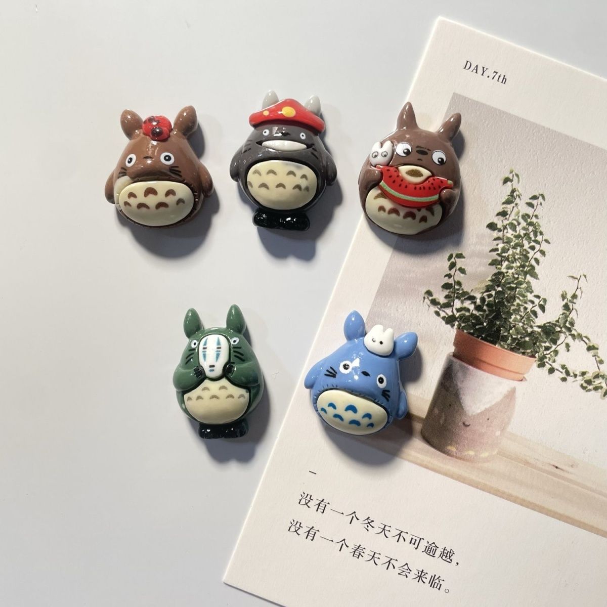 Home Decor Kitchen - Magnete per Frigorifero in Resina Totoro,