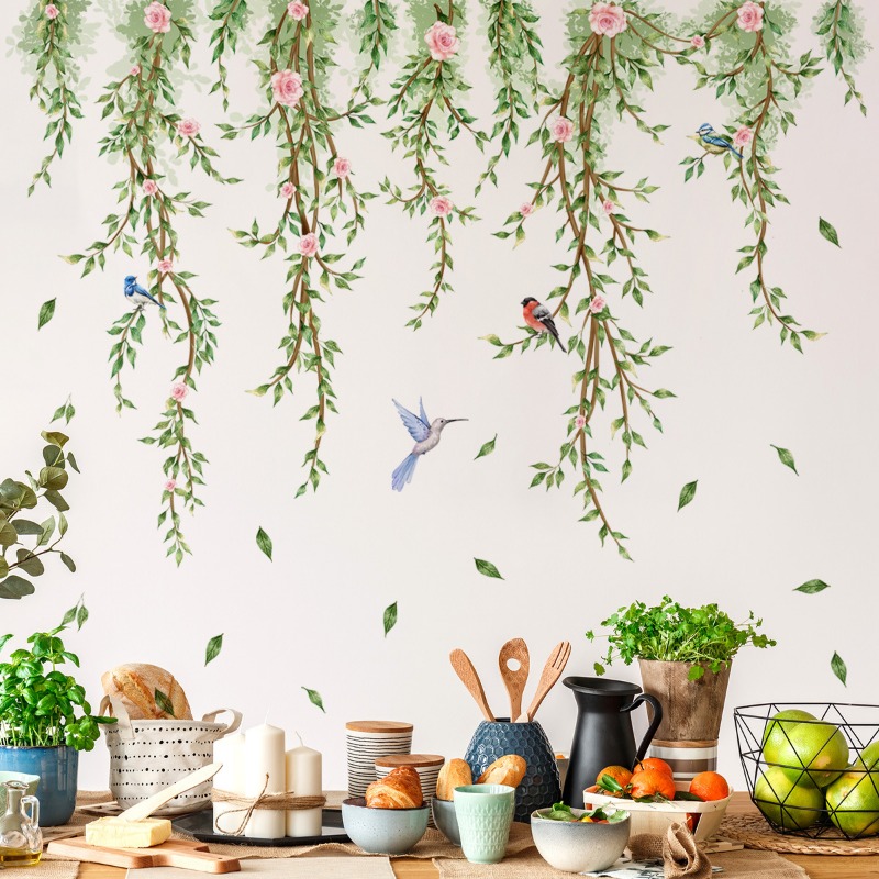 Rami Fiori Uccelli Adesivo in  - Home Decor Window Blinds recensione e prezzo