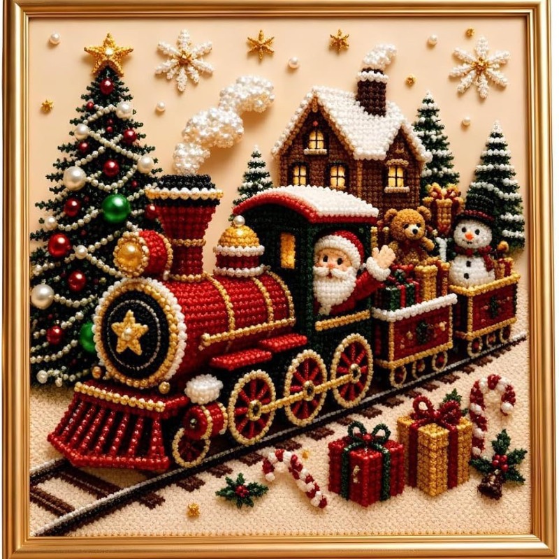 Kit Pittura Diamante 5D Babbo  - Home Decor Xmas Gifts recensione e prezzo