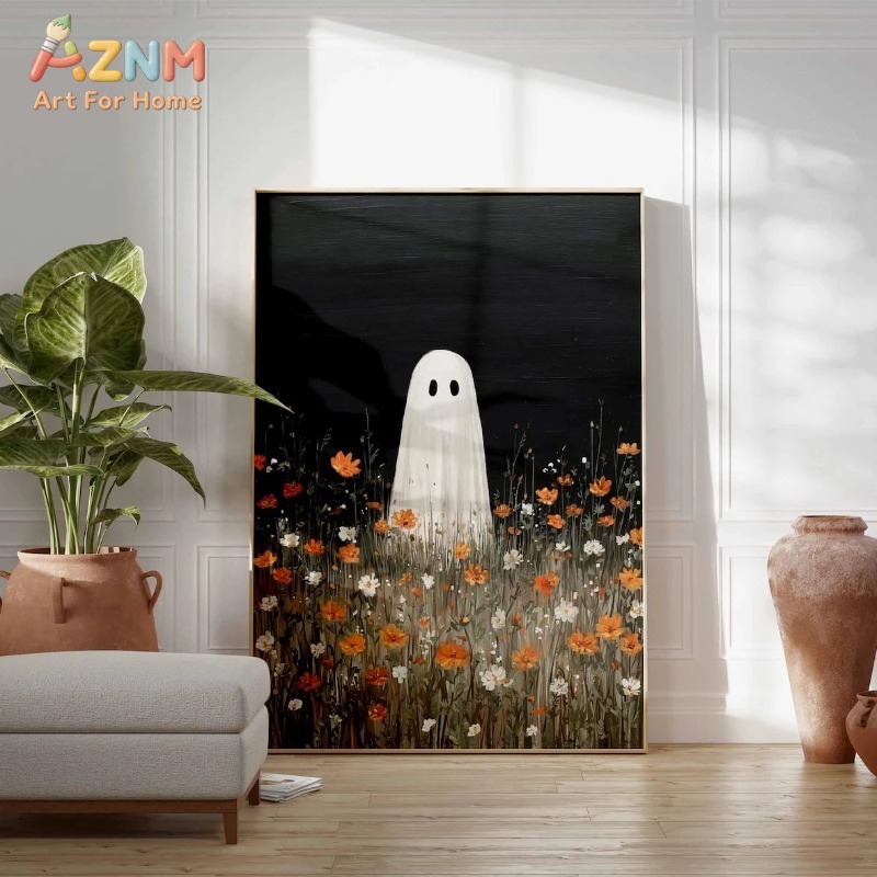 Fantasma nel prato fiorito ara - Home Decor Orange recensione e prezzo