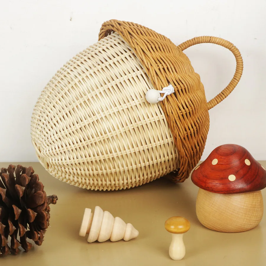 Cestini da picnic all'aperto B - Rattan Plant Basket recensione e prezzo