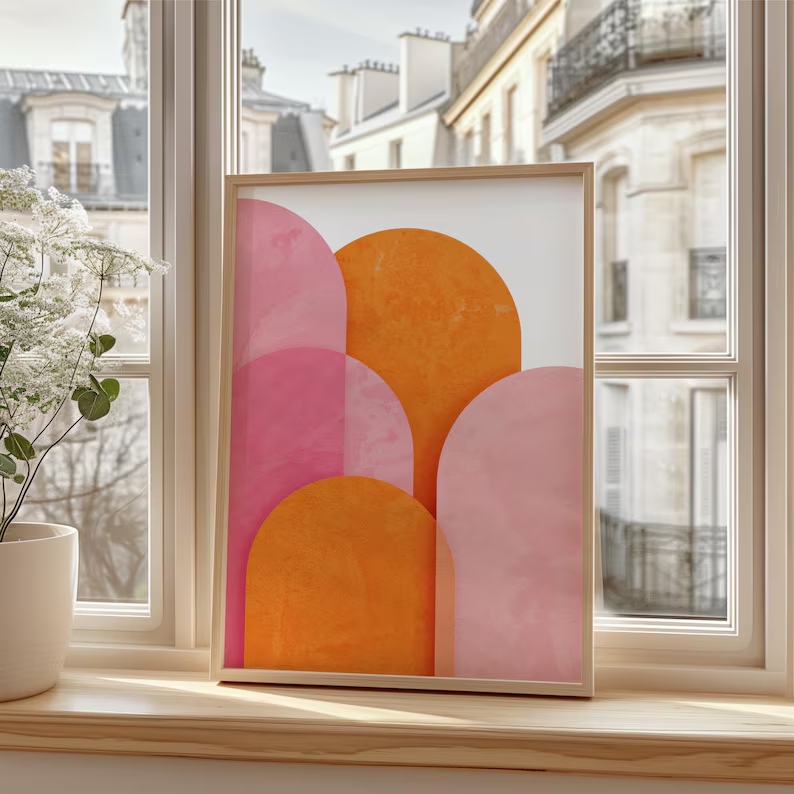 Stampa artistica da parete mod - Home Decor Orange recensione e prezzo