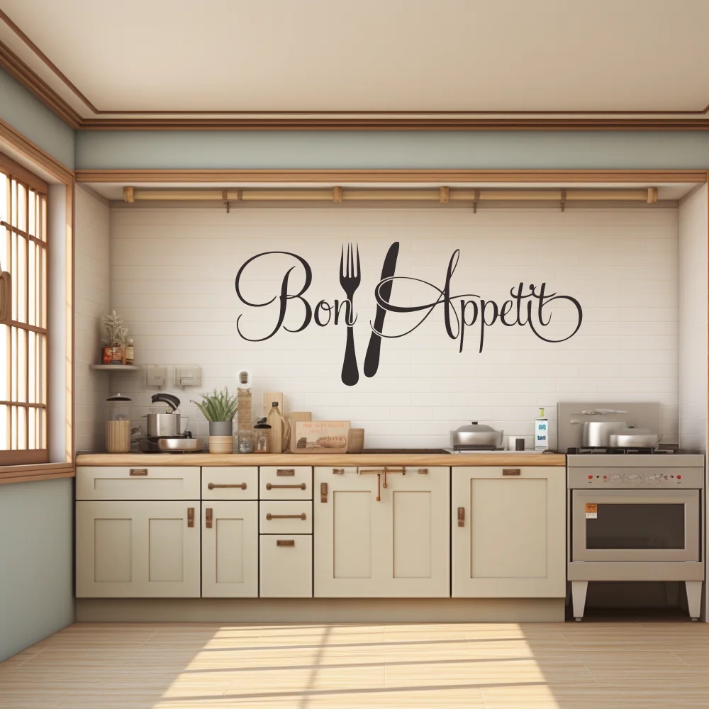 1 pc Bon apptietit con forchet - Home Decor Free App recensione e prezzo