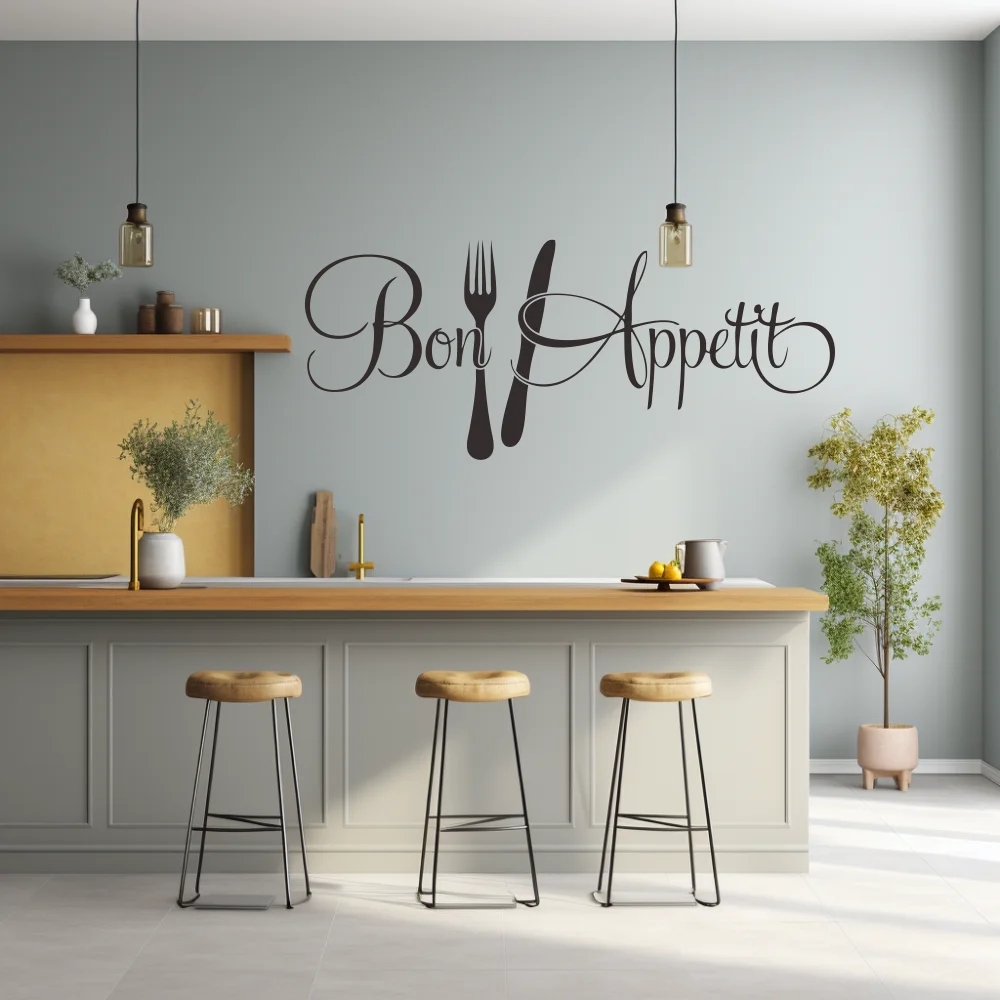 1 pc Bon apptietit con forchet - Home Decor Free App recensione e prezzo