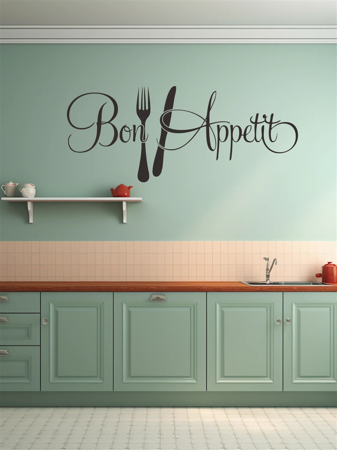 1 pc Bon apptietit con forchet - Home Decor Free App recensione e prezzo