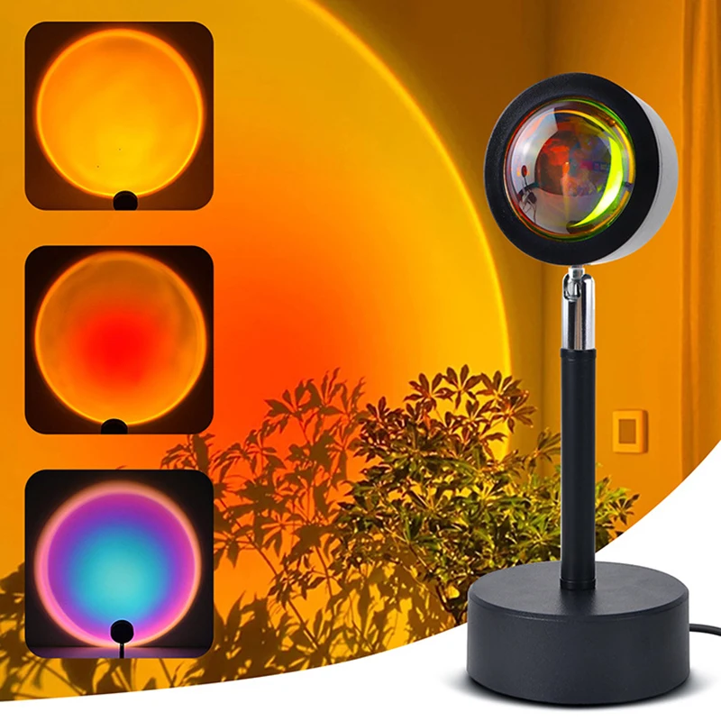 Smart LED Sunset Lamp Colorful - Home Decor Free App recensione e prezzo