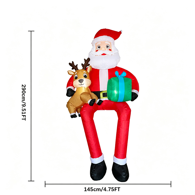 Babbon Natale Gonfiabile Sedut - Home Decor Xmas Gifts recensione e prezzo