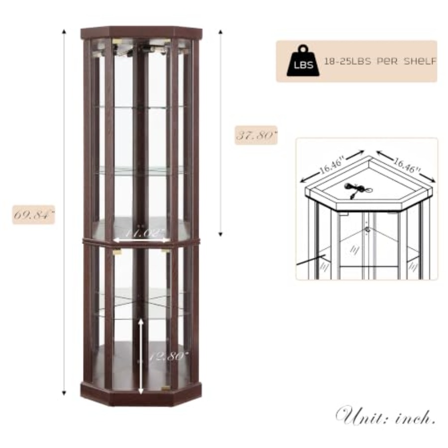 Vetrina angolare per soggiorno - H&M Home Decor recensione e prezzo