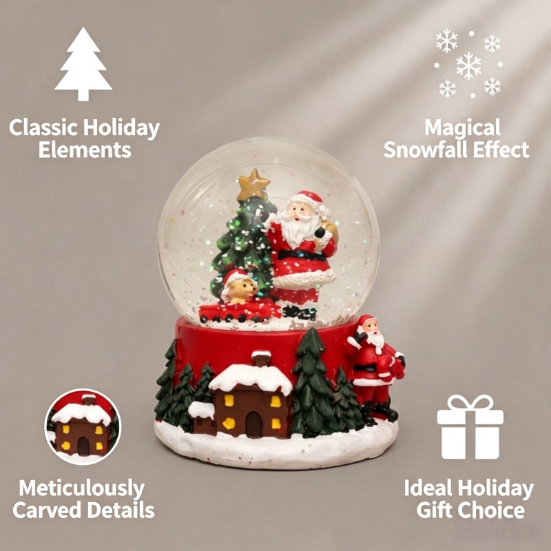 Globo di Neve Non Luminoso con - Home Decor Xmas Gifts recensione e prezzo
