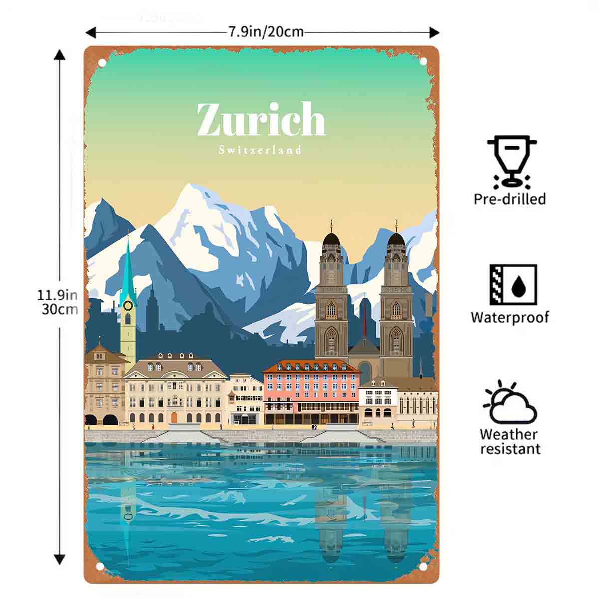 Decorazione da parete in metal - Home Decor Zurich recensione e prezzo