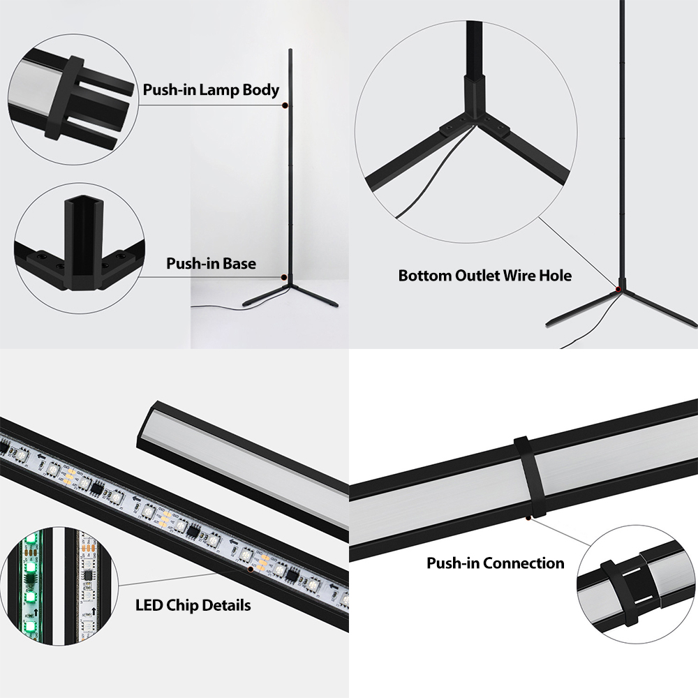 Lampada da Terra LED RGBIC Tuy - Home Decor Free App recensione e prezzo