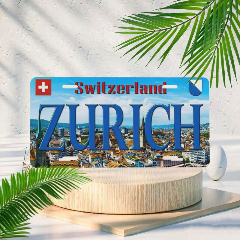 Targa in alluminio di Zurigo,  - Home Decor Zurich recensione e prezzo