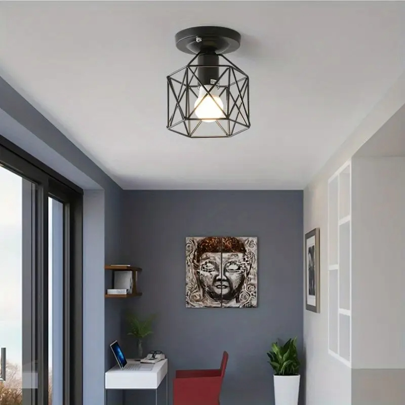 Plafoniera E27 Lampada in ferr - Home Decor Light recensione e prezzo