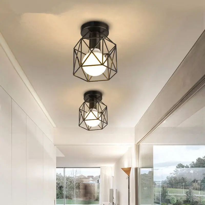 Plafoniera E27 Lampada in ferr - Home Decor Light recensione e prezzo