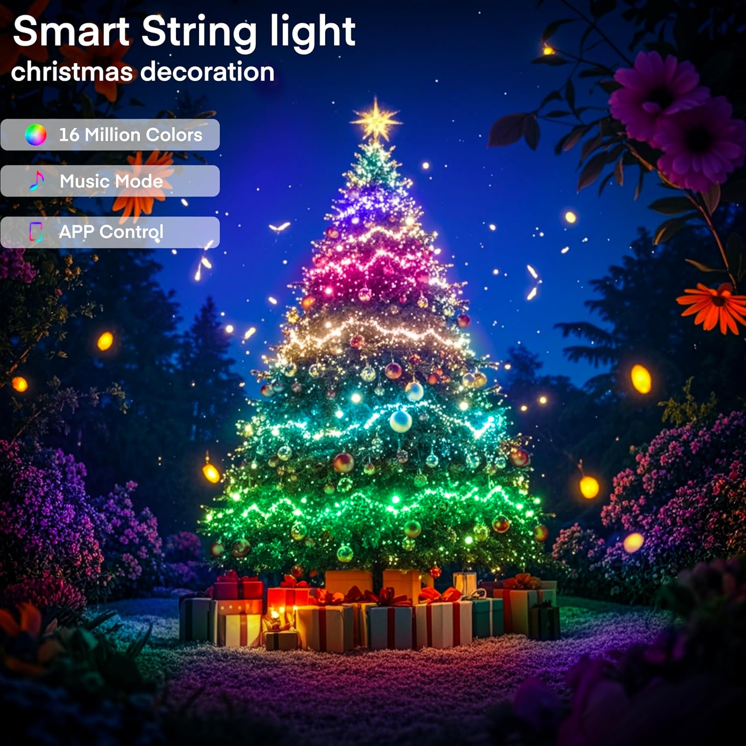 Luci a stringa LED WS2812B RGB - Home Decor Free App recensione e prezzo