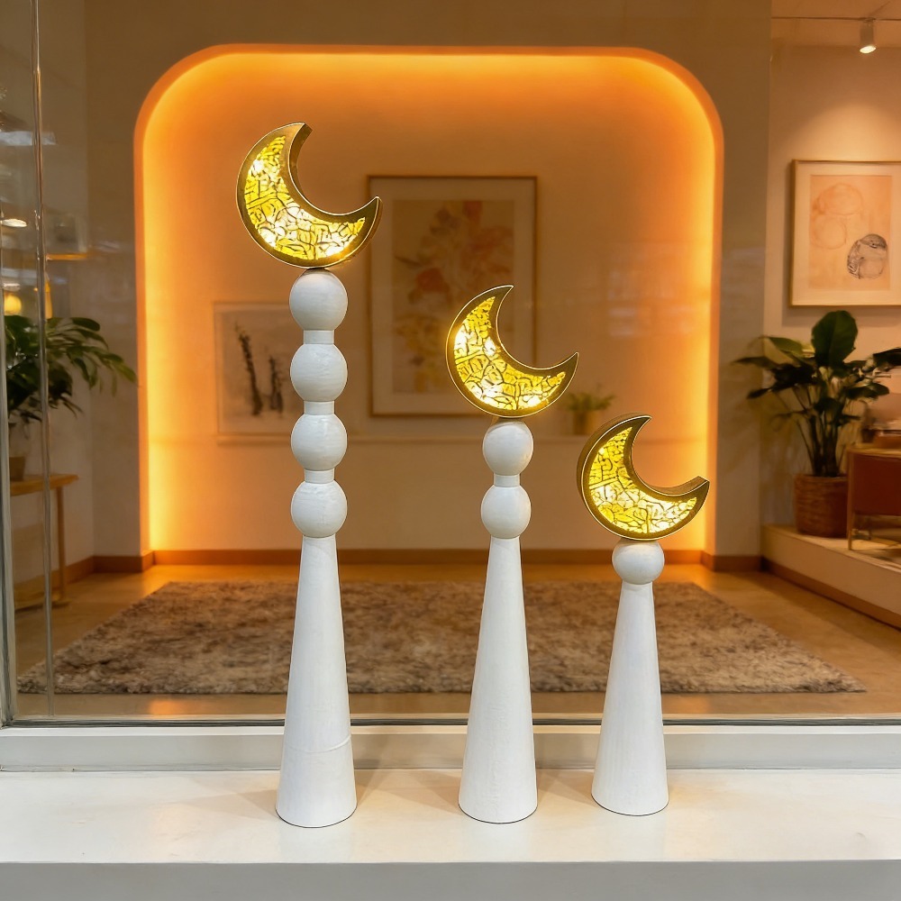 Nuovo Set di 3 Ornamenti Lunar - Home Decor Ramadan recensione e prezzo
