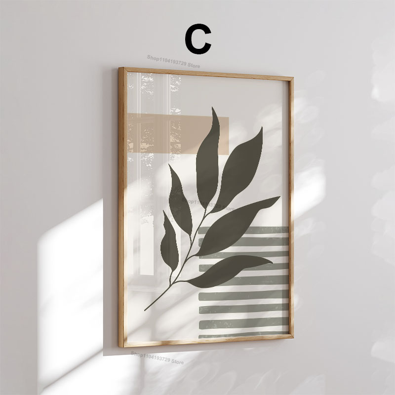 Quadro su tela con foglie verd - Home Decor Orange recensione e prezzo