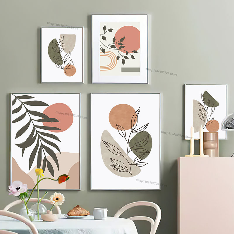Quadro su tela con foglie verd - Home Decor Orange recensione e prezzo
