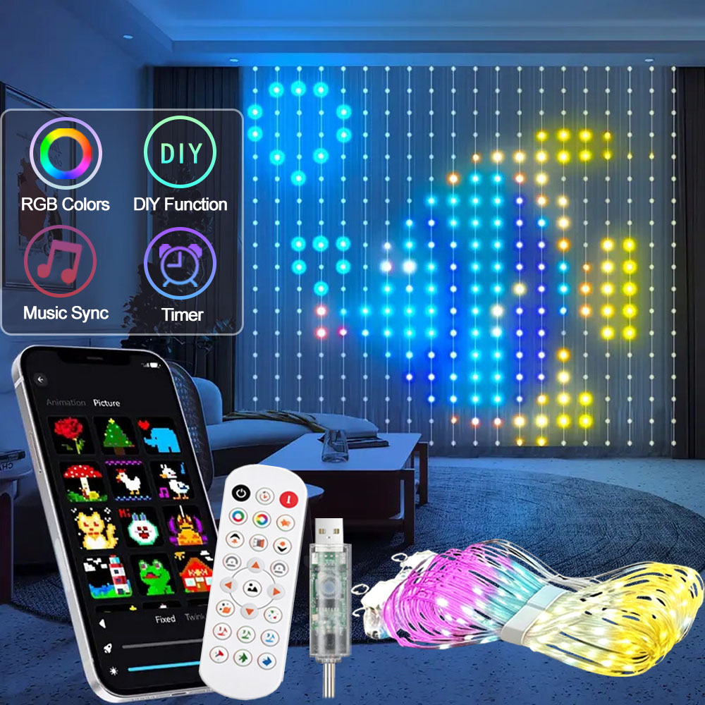 Tenda Luminosa LED Intelligent - Home Decor Free App recensione e prezzo