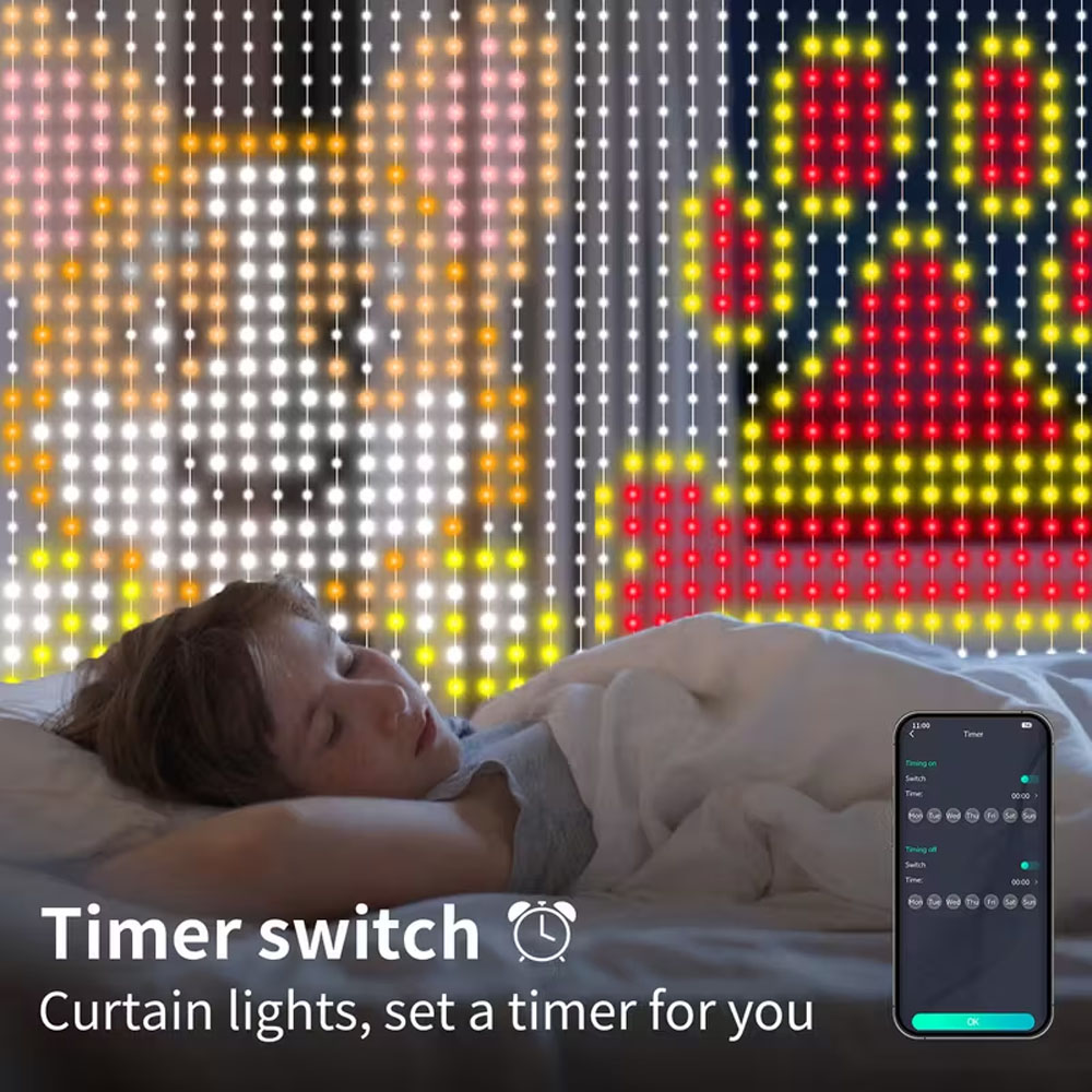 Tenda Luminosa LED Intelligent - Home Decor Free App recensione e prezzo