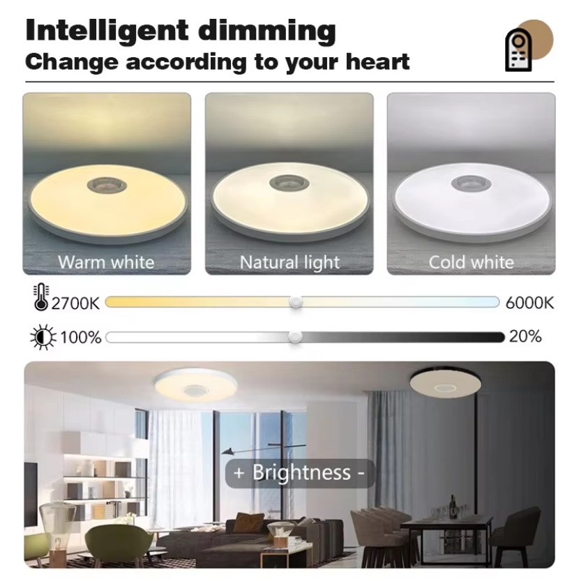 TUYA Smart Music Plafoniera LE - Home Decor Free App recensione e prezzo