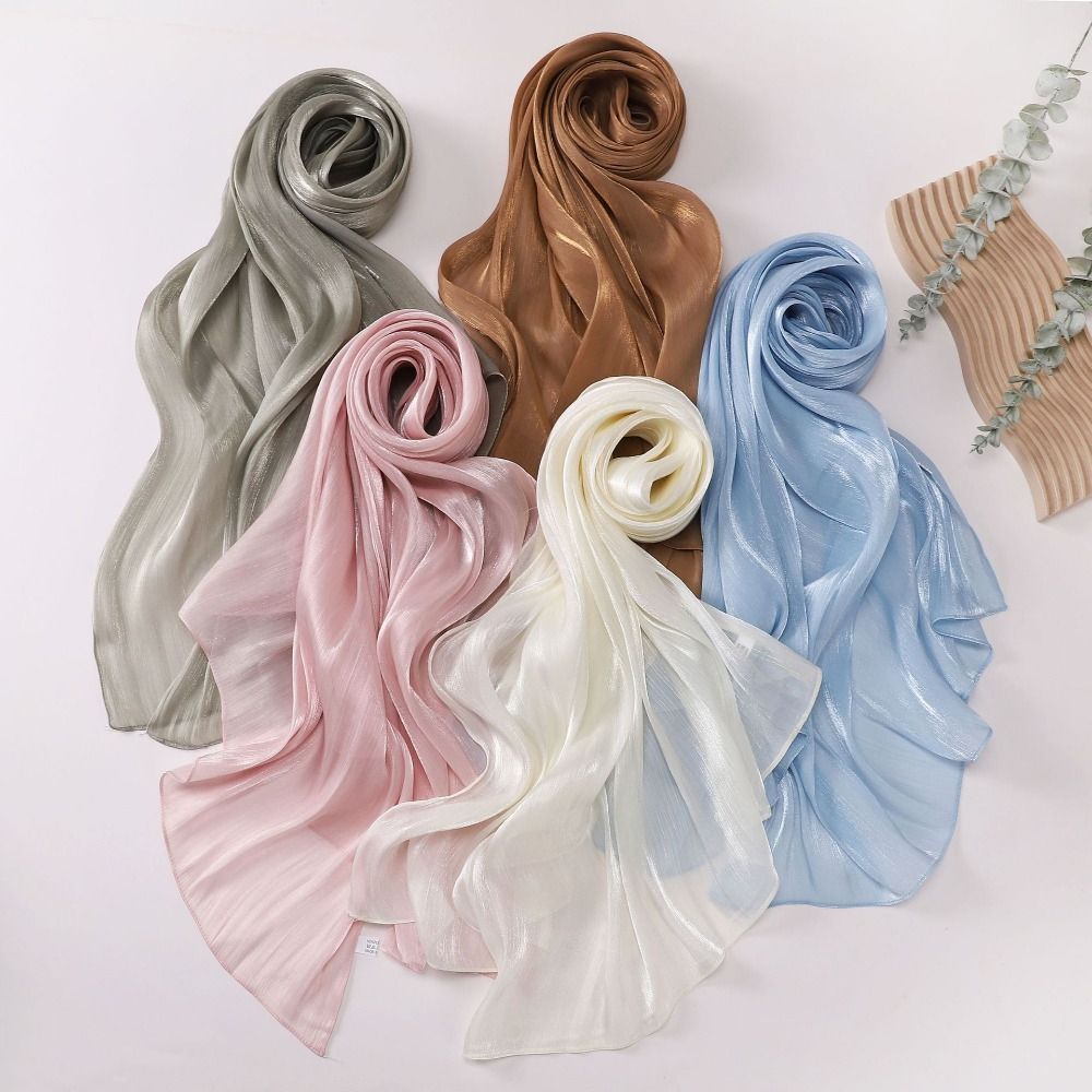 Sciarpa di seta tinta unita di - Home Decor Ramadan recensione e prezzo