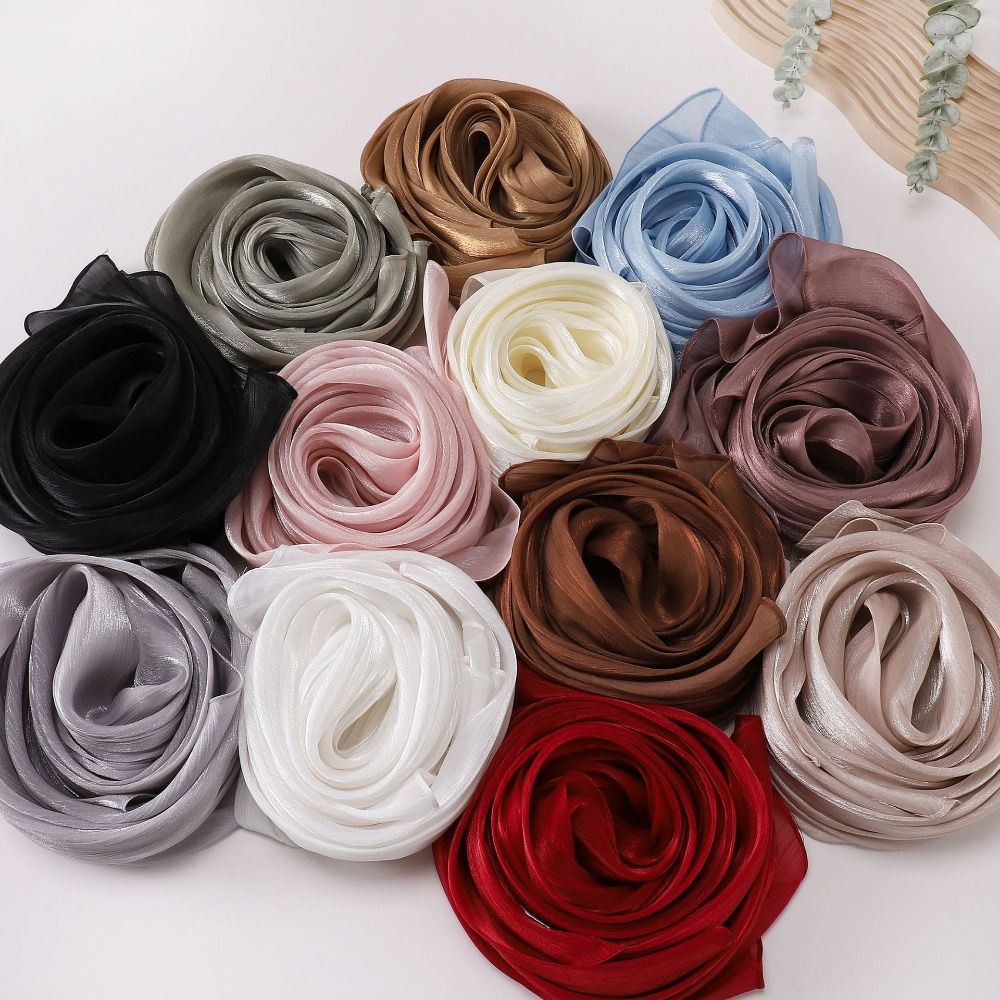 Sciarpa di seta tinta unita di - Home Decor Ramadan recensione e prezzo