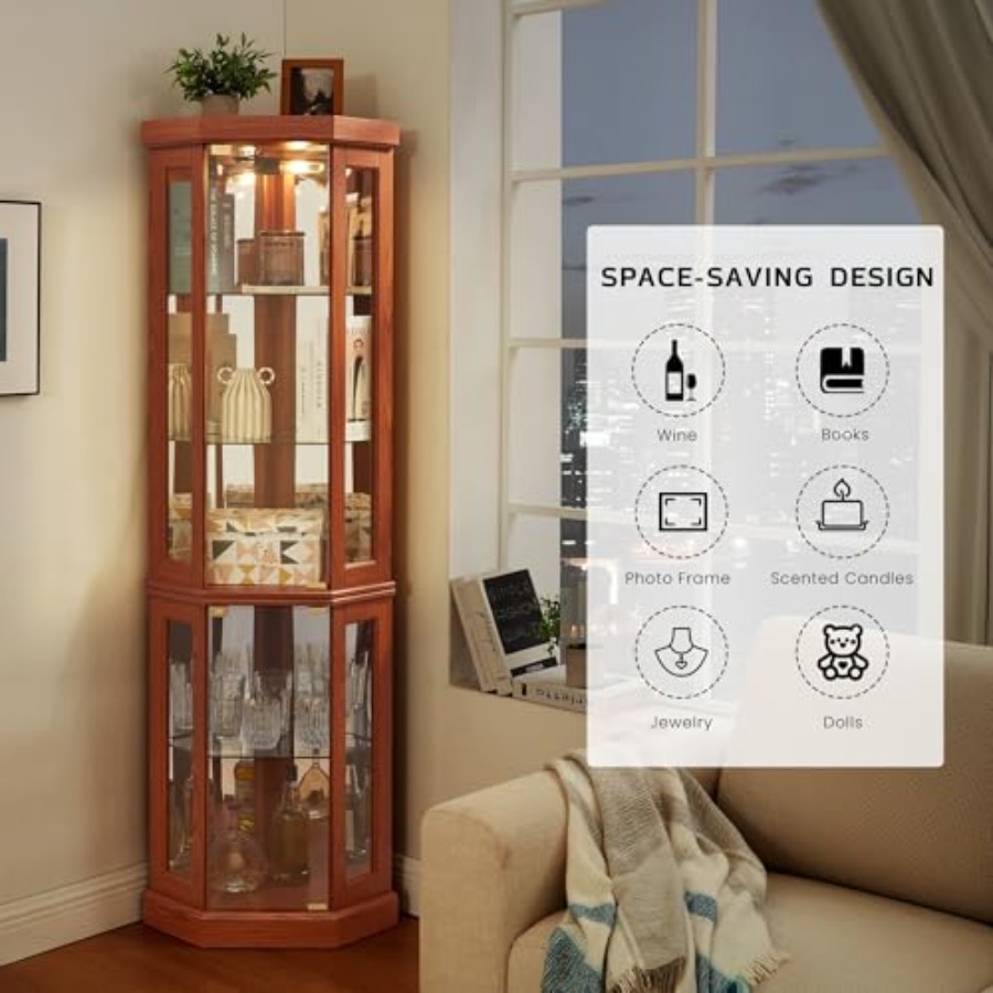 Vetrina angolare per soggiorno - H&M Home Decor recensione e prezzo