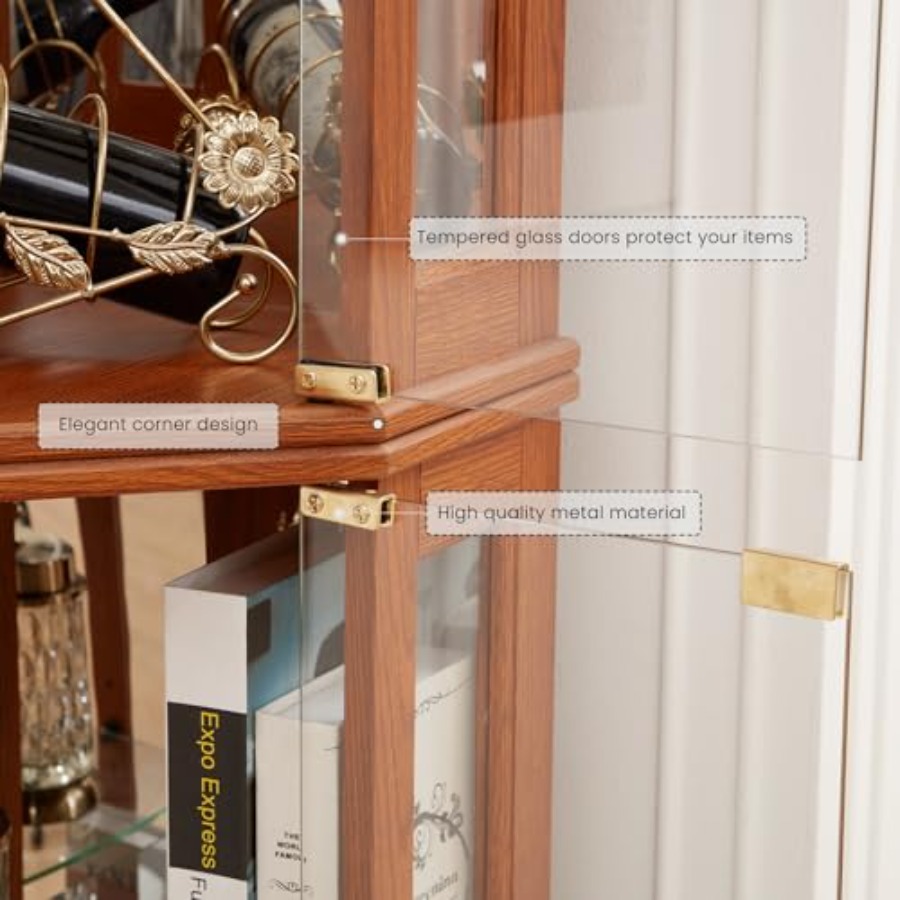 Vetrina angolare per soggiorno - H&M Home Decor recensione e prezzo