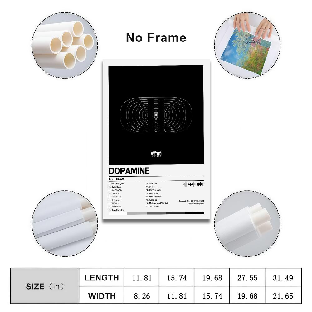 Poster Lil Tecca Dopamine, Ade - Home Decor Dopamine recensione e prezzo