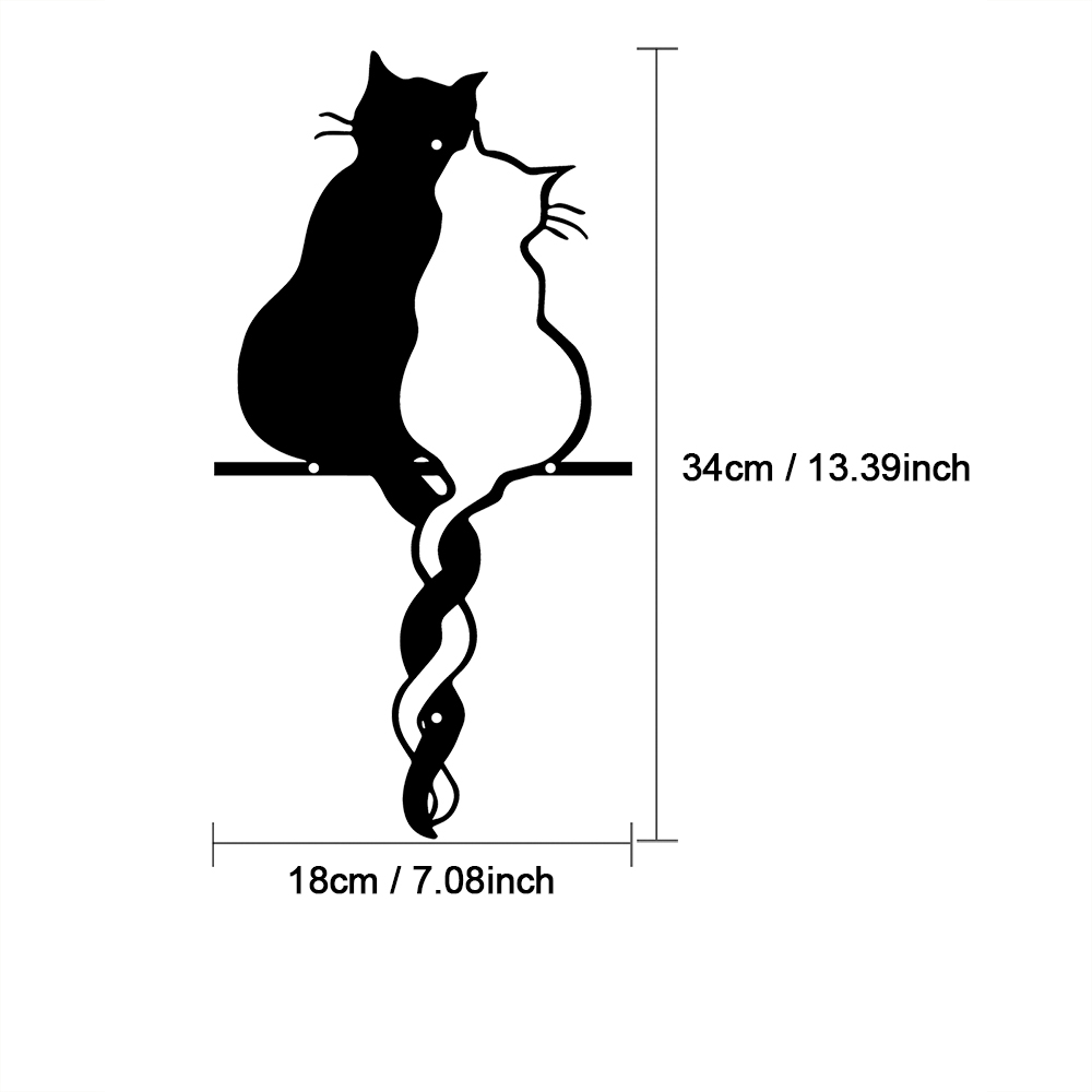 Amanti del metallo Gatto Wall  - Home Decor Y2K recensione e prezzo