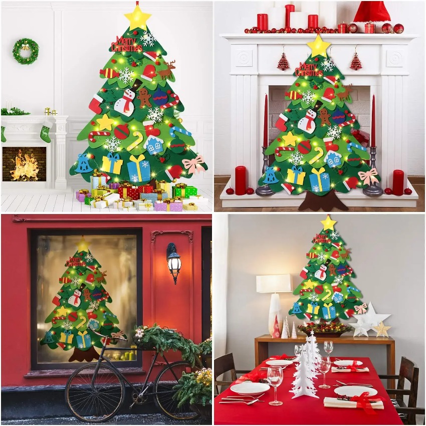Albero di Natale in Feltro Fai - Home Decor Xmas Gifts recensione e prezzo