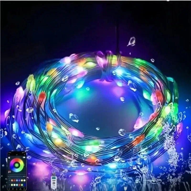 Luci a Stringa LED RGB Bluetoo - Home Decor Free App recensione e prezzo