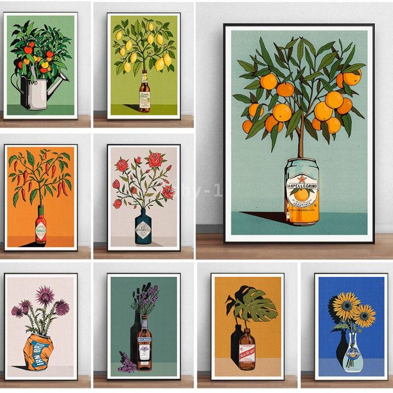 Arte Murale Moderna con Motivi - Home Decor Orange recensione e prezzo