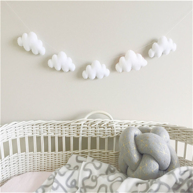 Nordic feltro nuvola ghirlande - Home Decor Korea recensione e prezzo