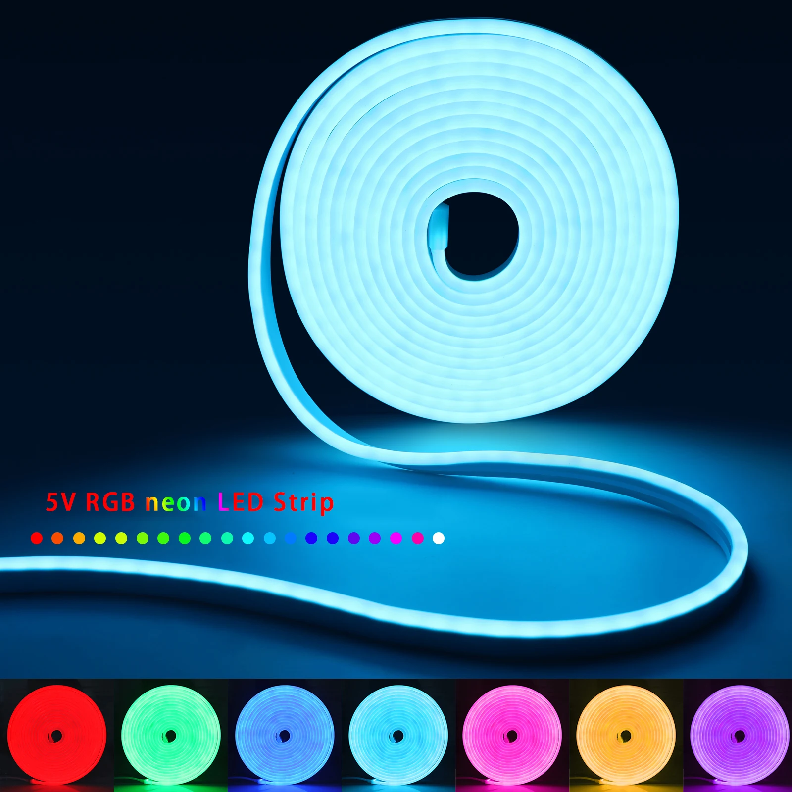 1-5m RGB LED Neon Strip Light  - Home Decor Light recensione e prezzo